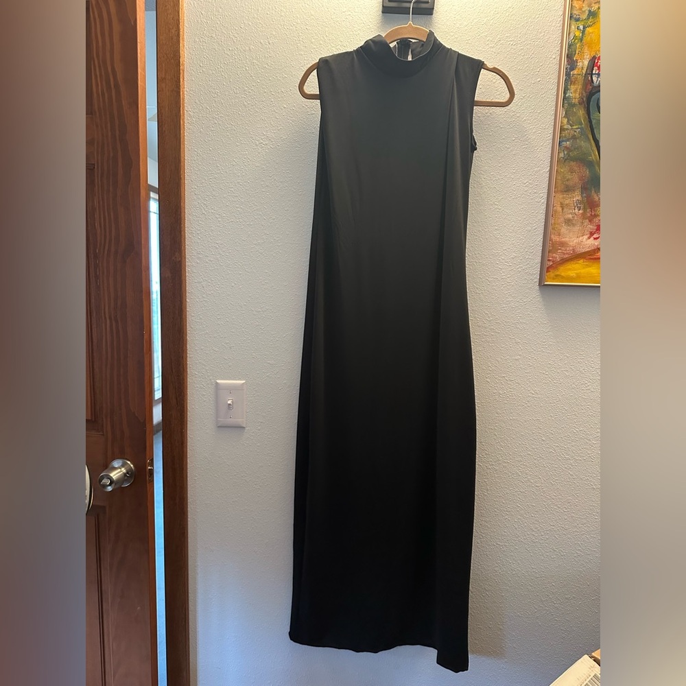 Elegant Black Sleeveless Dress
